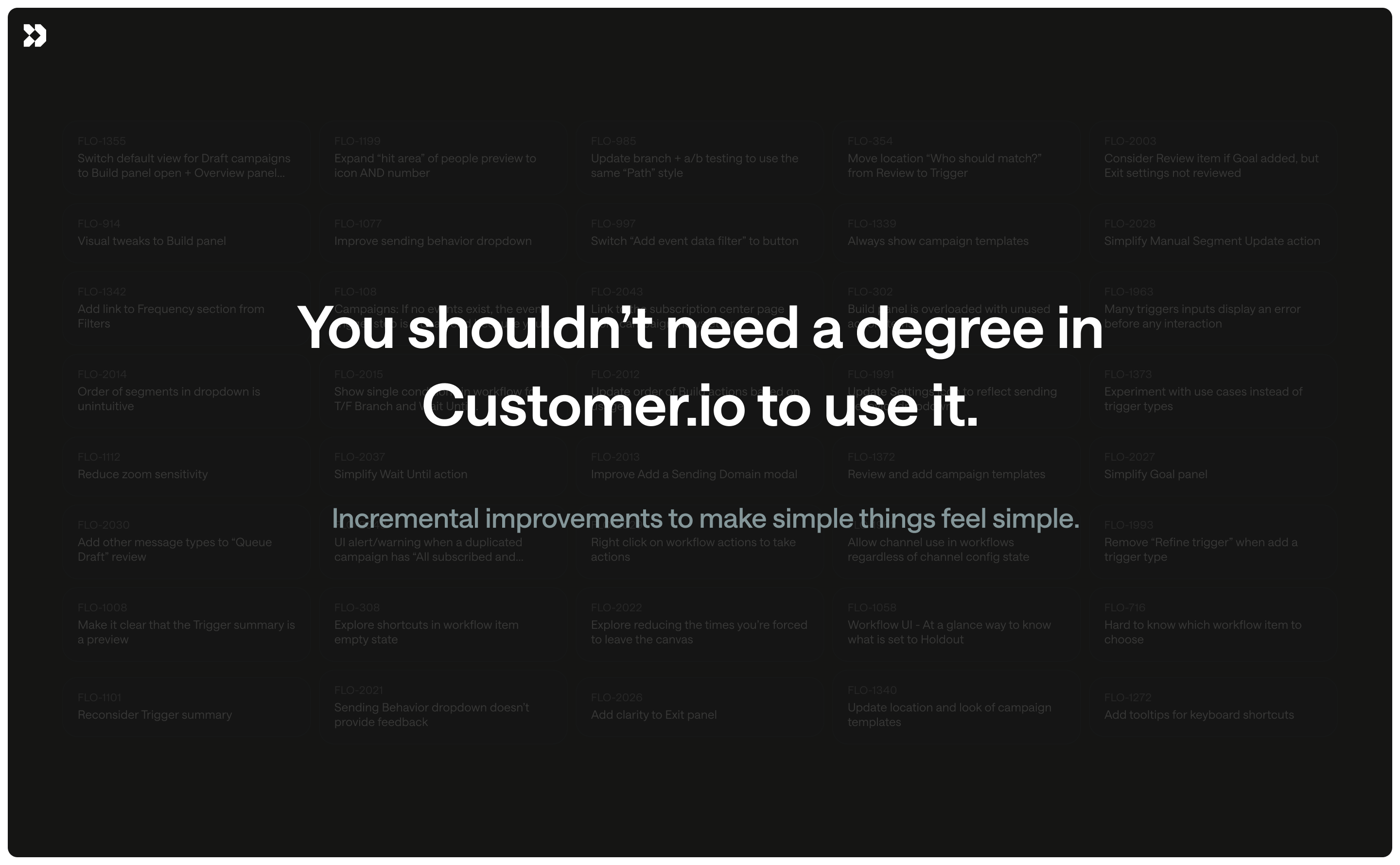 More care, more craft — presentation slide 14