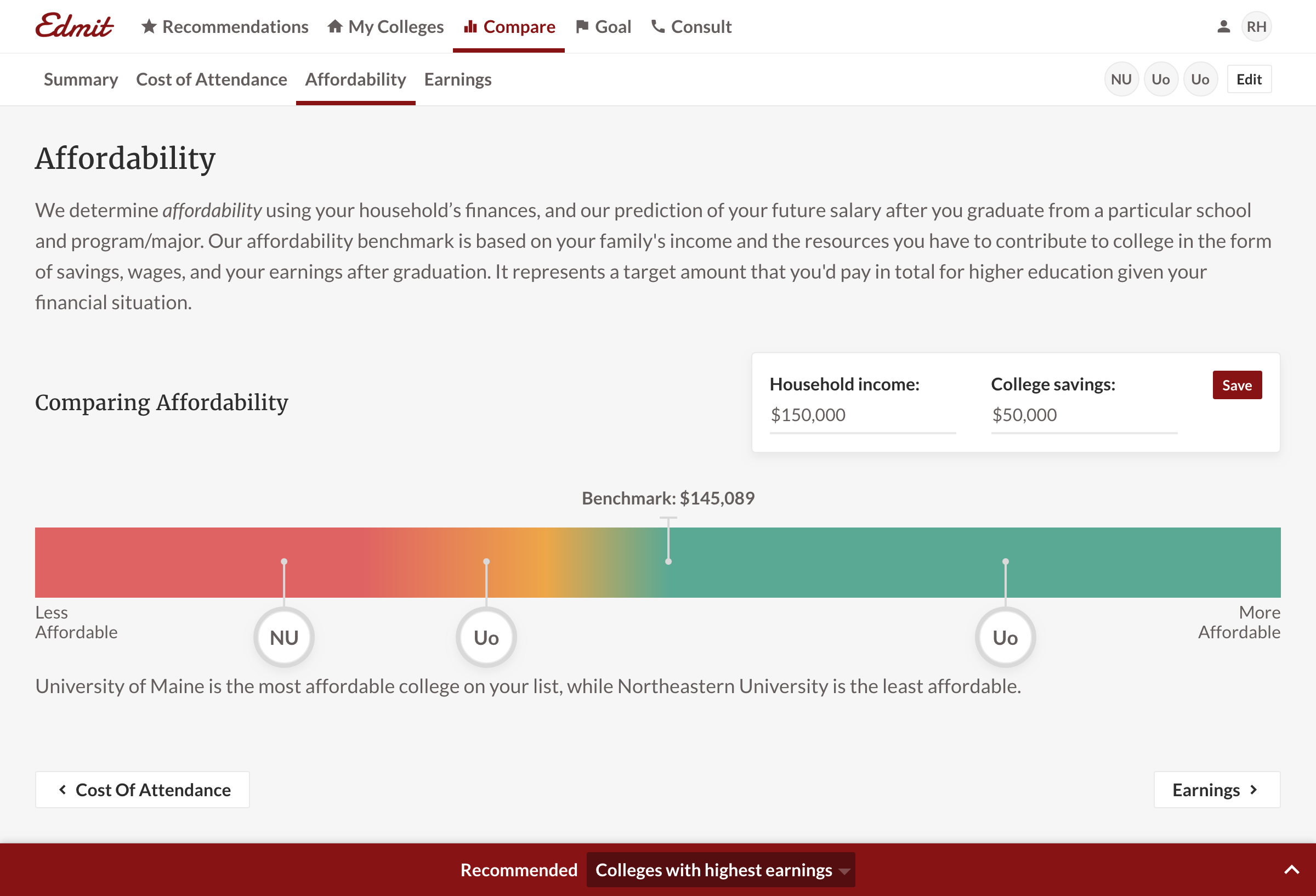 edmit-app-compare-affordability