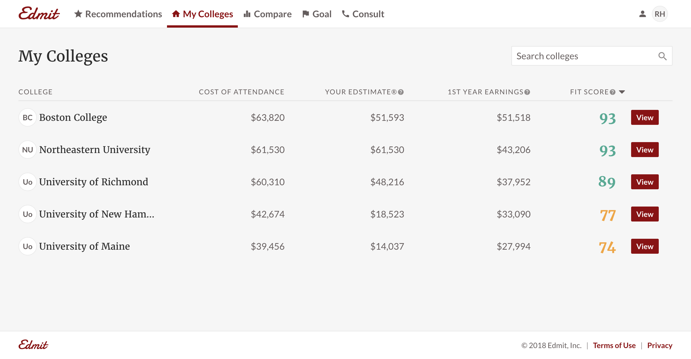 edmit-app-my-colleges